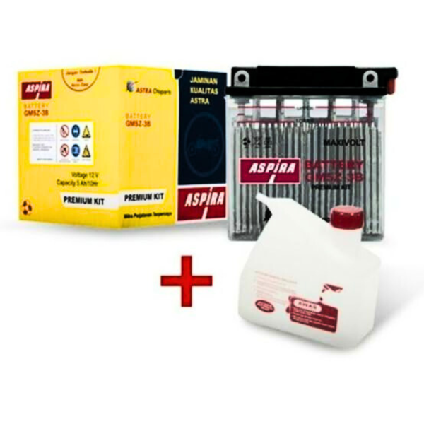 ASPIRA BASAH GM5Z 3B 12 VOLT 5 AH GARANSI 1 BULAN