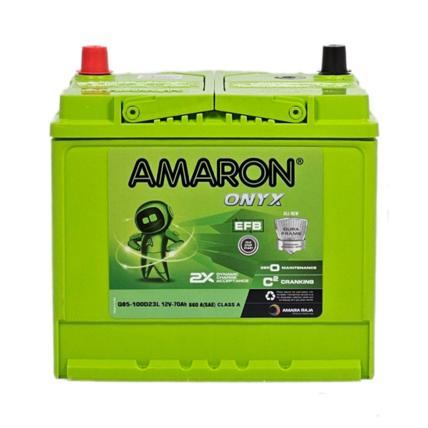 AMARON ONYX EFB Q85 100D23L 12 VOLT 70 AH GARANSI 6 BULAN