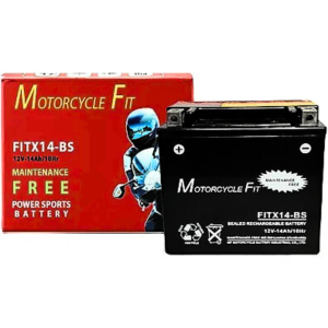 MOTORCYCLE FIT YTX14L 12 VOLT 14 AH GARANSI 1 BULAN