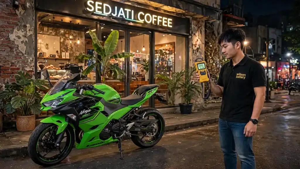 Jual Aki Motor Kawasaki Ninja 250 Panggilan Jogja