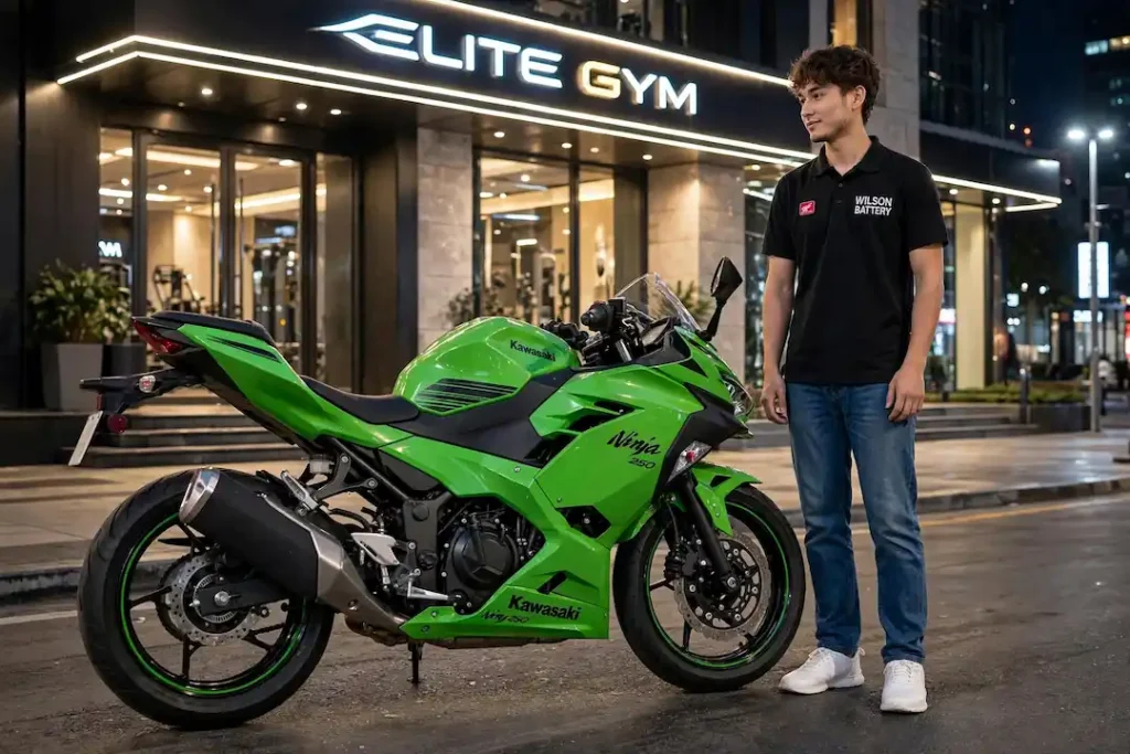 Jual Aki Motor kawasaki Ninja 250 terdekat Godean Sleman