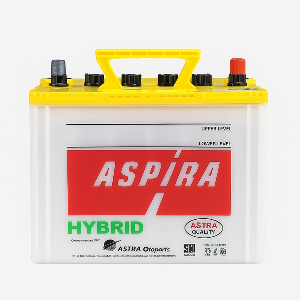 ASPIRA ASTRA BASAH 55D23L 12 VOLT 60 AH GARANSI 3 BULAN