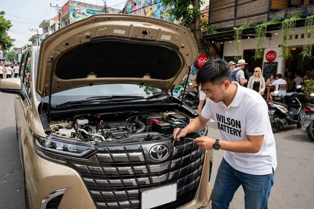 Aki Mobil Pagi Hari Prawirotaman Jogja