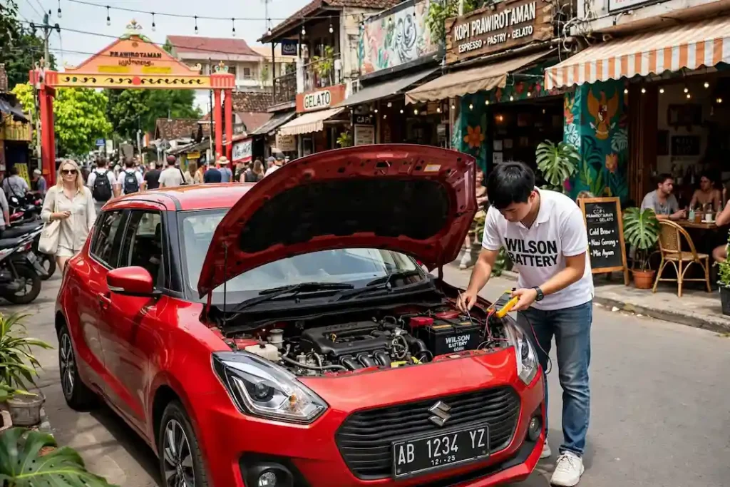 Aki Mobil Mogok Prawirotaman Jogja