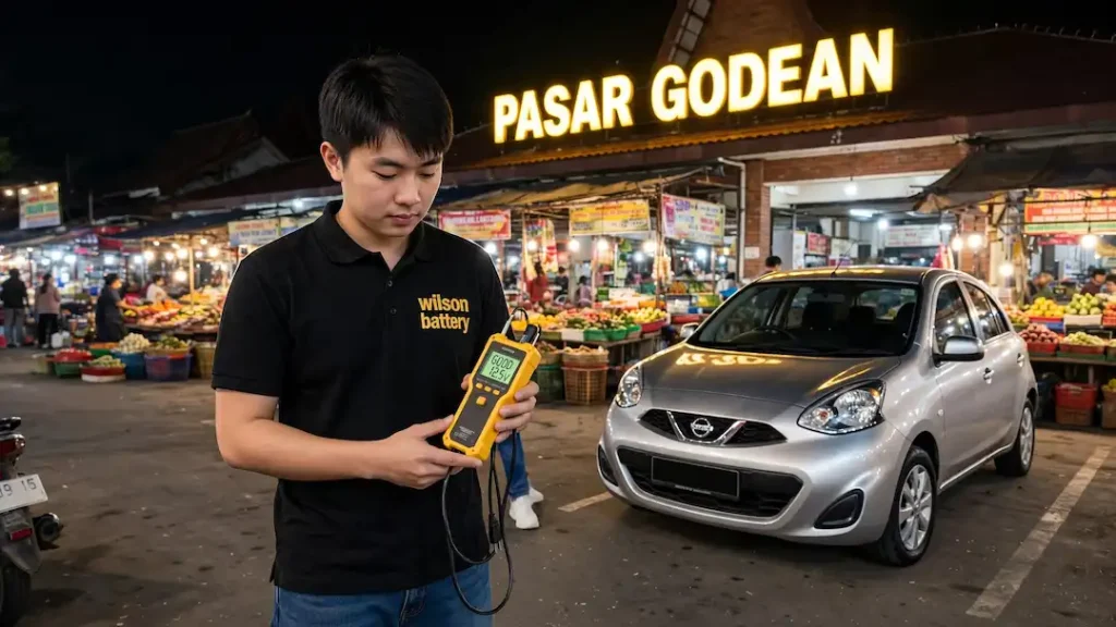 Jual Aki Mobil Nissan March Jogja Layanan 24 Jam