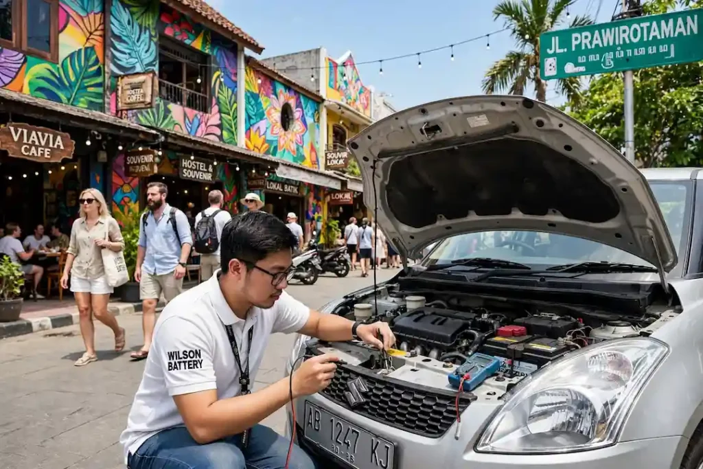 Aki Mobil Pesan WhatsApp Prawirotaman Jogja
