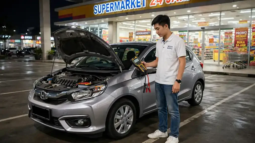 Aki Honda Brio Nogotirto Bergaransi Resmi